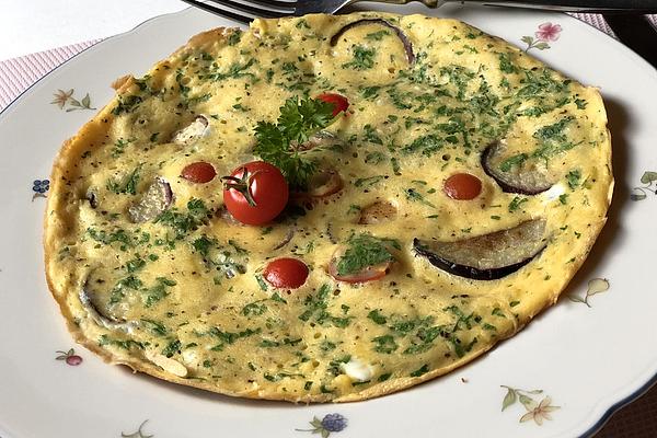 Eggplant Omelette Tuscany – Frittatata Con Le Melanzane