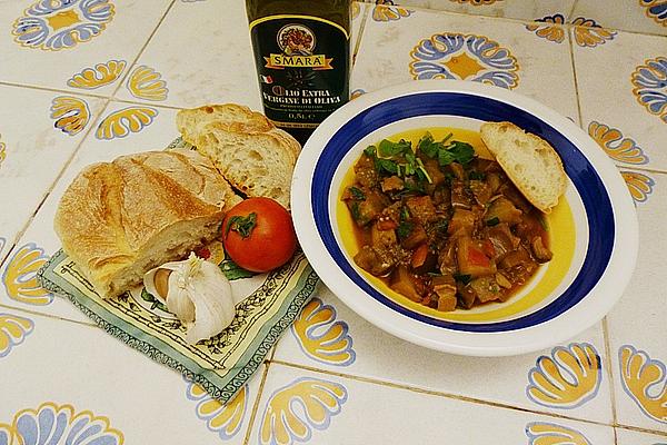 Eggplants with Porcini Mushrooms