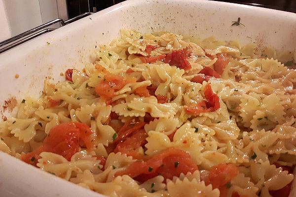 Farfalle with Roasted Tomatoes