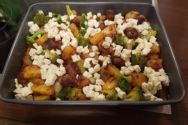 Farmer`s Casserole with Sausages