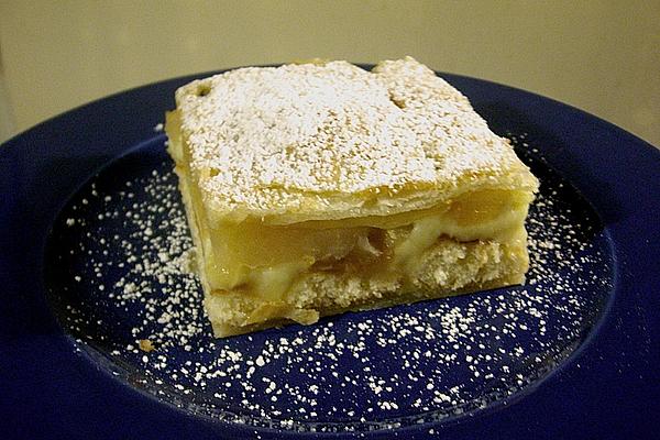 Fast Apple Cream Slices
