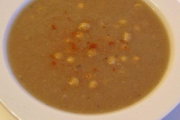 Fat-free Celery-chestnut-chickpea Soup – Car Diet