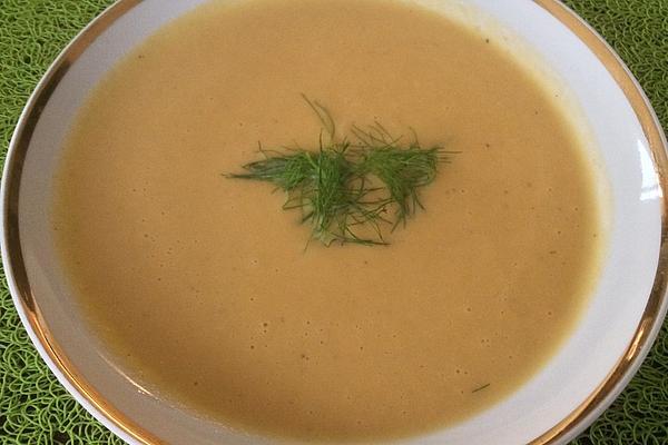 Fennel and Sweet Potato Cream Soup