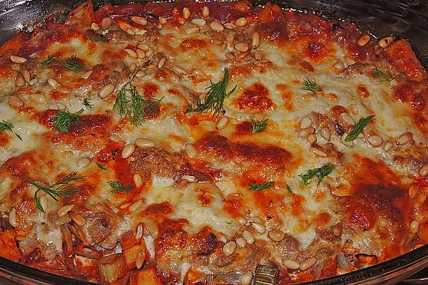 Fennel Casserole with Meatballs