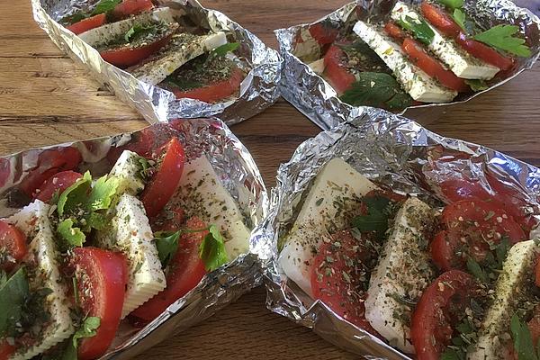 Feta and Tomato Pans