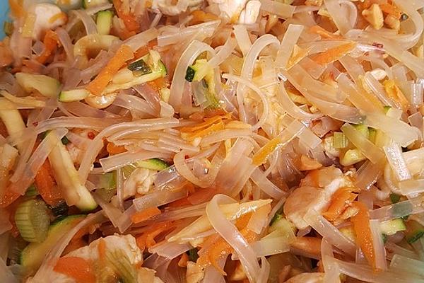 Fiery Glass Noodle Salad with Chicken