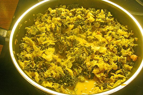 Fiery Savoy Cabbage