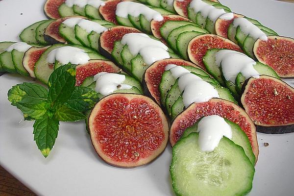 Fig and Cucumber Carpaccio