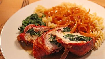 Marinated Chicken Breast with Gorgonzola Sauce