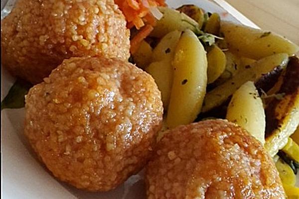 Filled Couscous Balls