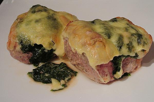 Fillet Of Pork Filled and Gratinated