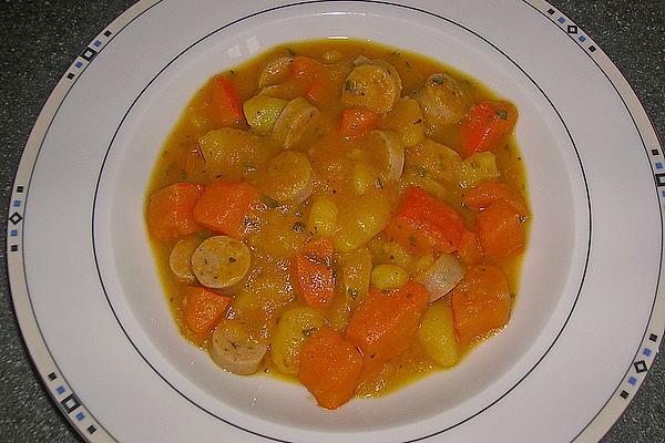 Filling Pumpkin and Potato Stew