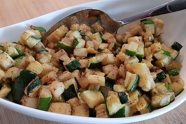 Fine Zucchini with Garlic