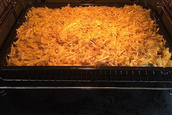 Fish Casserole with Potato Crust