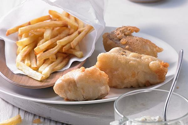 Fish &amp; Chips with Tartar Sauce
