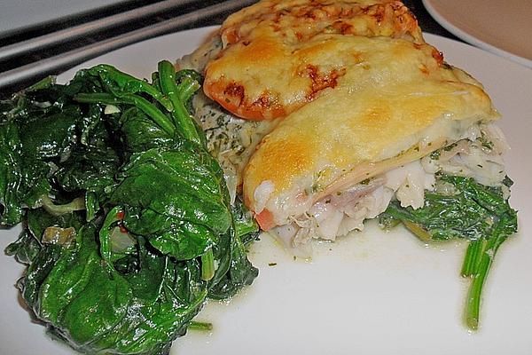 Fish Florentine Style