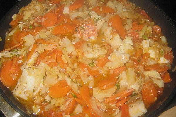 Fish – Vegetable – Pan with Fennel