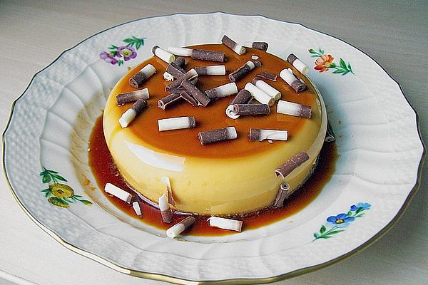 Flan with Caramel Sauce