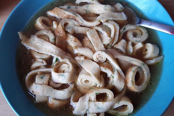 Flädele with Wild Garlic