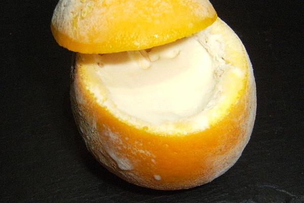 Flowers Orange Ice Cream