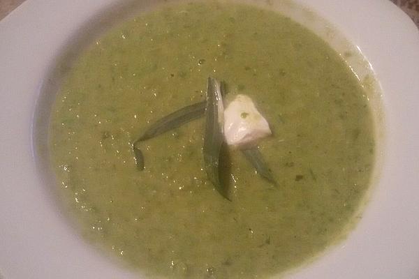 French Pea Cream Soup