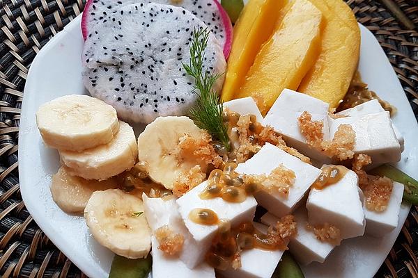 Fresh Coconut Dessert