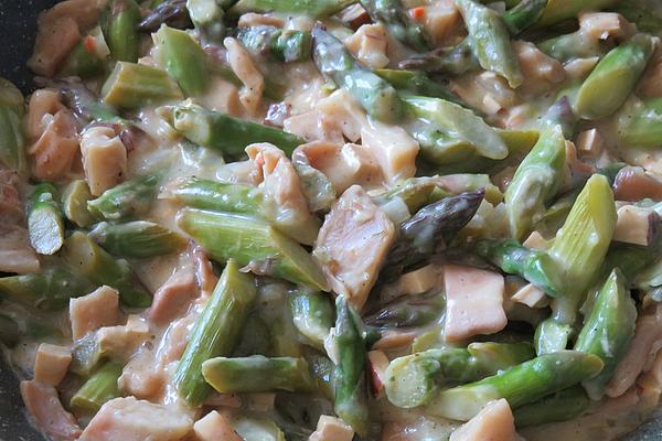 Fried Asparagus with Oyster Mushrooms