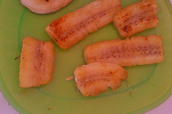 Fried Bananas with Honey