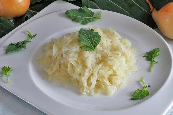 Fried Kohlrabi Vegetables