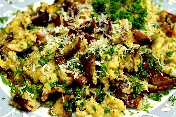 Fried Mushrooms with Egg