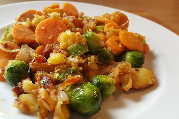 Fried Potato and Vegetable Pan