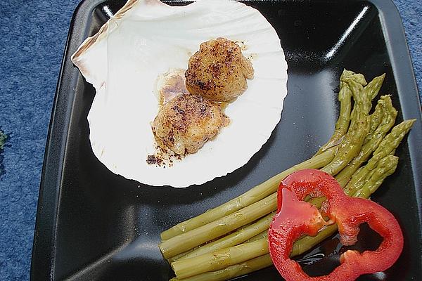 Fried Scallops with Butter – Soy Sauce