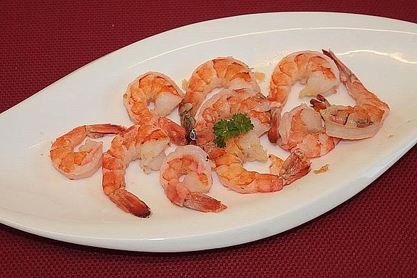 Fried Shrimp with Smoked Garlic