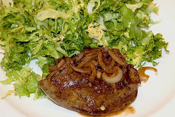 Fried Turkey Liver with Onions