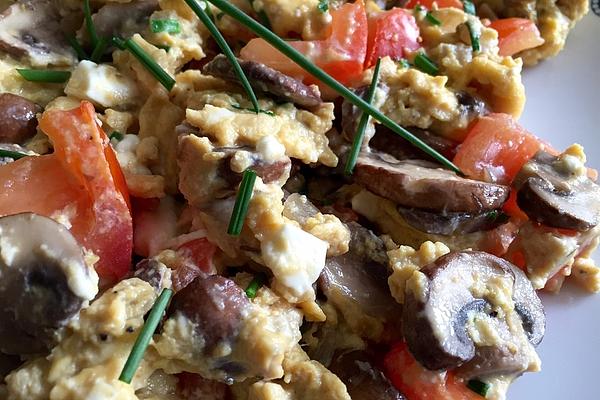 Friedhelm`s Scrambled Eggs – Mushrooms