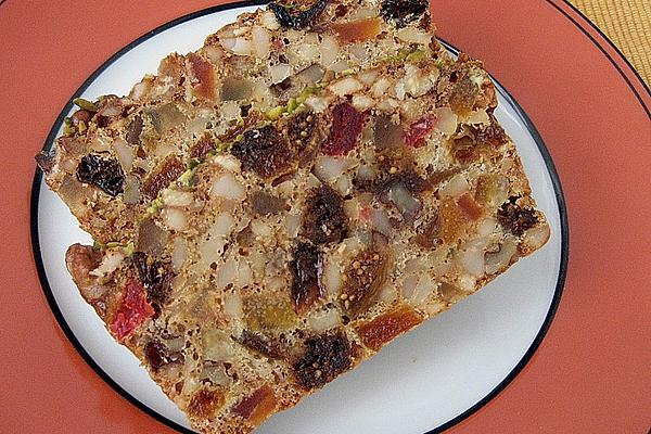 Fruit Cake for 1 Loaf Pan