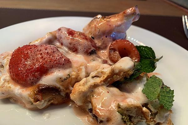 Fruit Skewers with Chocolate Marshmallow Sauce