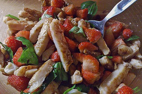 Fruity Chicken and Strawberry Salad