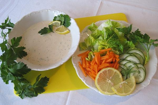 Fruity Cream and Lemon Dressing