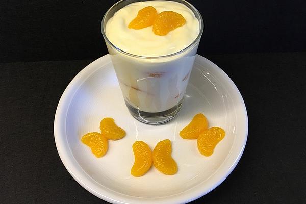 Fruity Tangerine Pudding Dessert