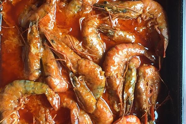 Gambas in Secret Sauce