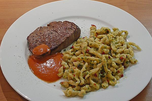 Garlic – Chili Spaetzle