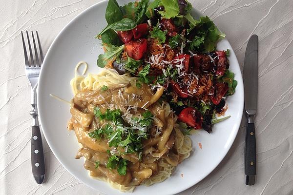 Garlic Oyster Mushrooms