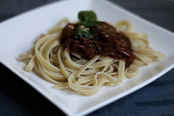 Garlic Spaghetti with Tomatoes and Parsley