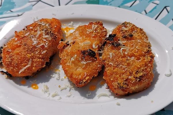 Garlic Turkey in Parmesan Crust
