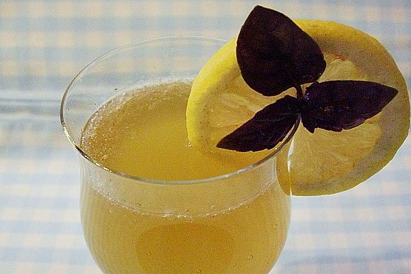 Ginger and Basil Lemonade