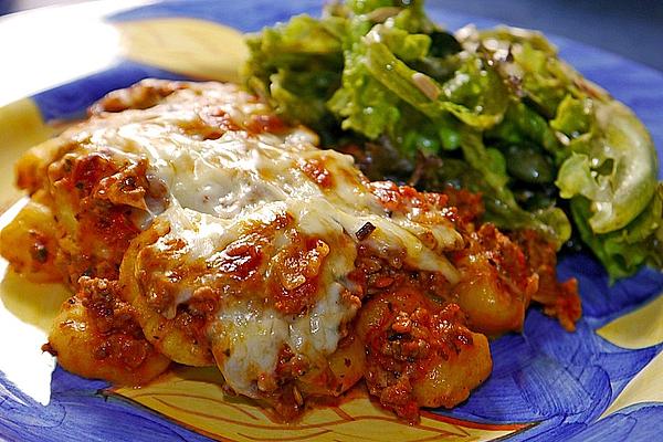 Gnocchi – Casserole with Minced Meat Sauce