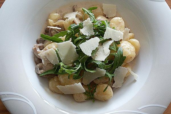 Gnocchi in Mushroom Cream