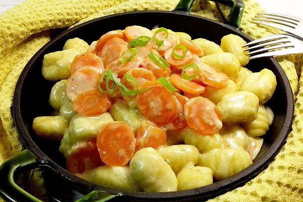 Gnocchi with Cream – Carrots