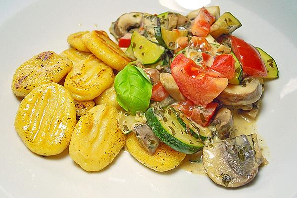 Gnocchi with Zucchini and Fresh Tomatoes
